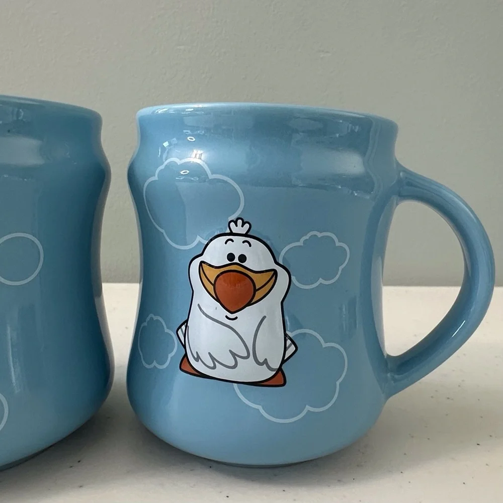 Lot of 2‎ Disney The Little Mermaid theme coffee tea mugs double sided Scuttle